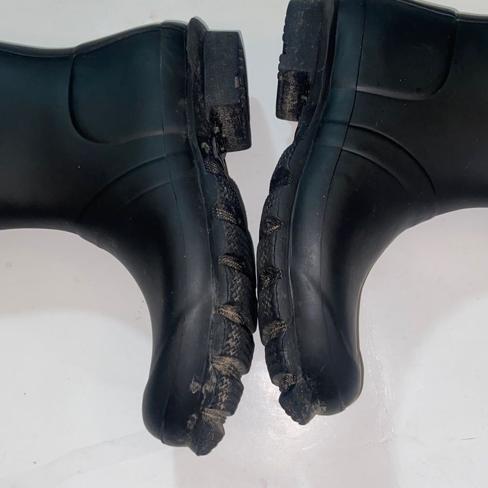 Hunter Classic Black Waterproof Boots Size US 5G/4B - Picture 14 of 16